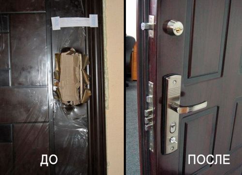 Установка двери в каркасном доме в Малаховке или рядом