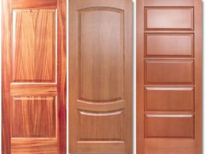 Двери из цельного деревянного полотна